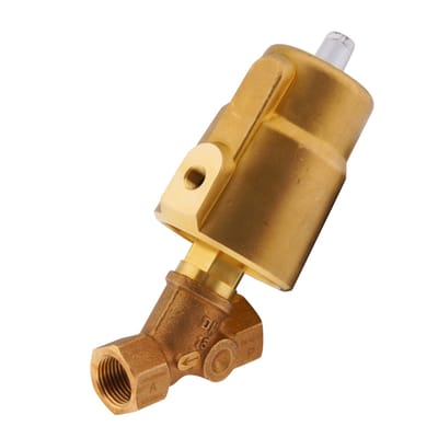 G1/2'' PTFE 16bar NC Pneu Vrijstroomafsluiter Messing AL2