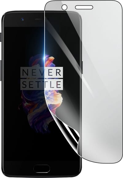 3mk, Geschikt voor Oneplus 5, Schokbestendige Hydrogel Screenprotector, Transparant