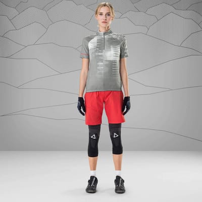 Loeffler fietsbroek kort W Bike Shorts Comfort - E CSL voor dames - Rood
