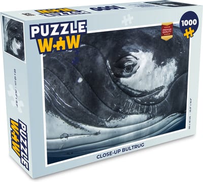 Puzzel Close-up bultrug - Legpuzzel - Puzzel 1000 stukjes volwassenen