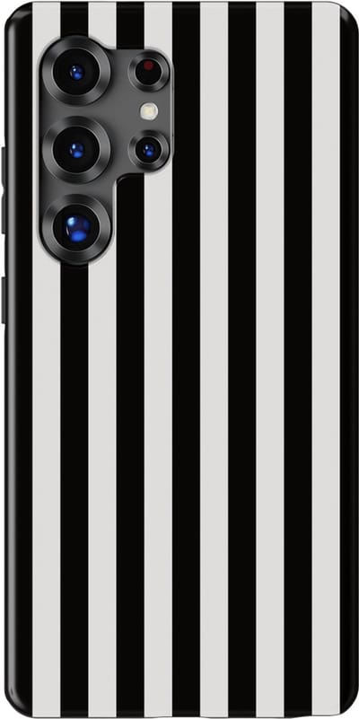 DripCase Gestreept Hoesje Samsung Galaxy S25 Ultra | Backcover met Mag | Stripes Motief | Trendy Case Samsung Galaxy S25 Ultra met Strepen Piano Lane