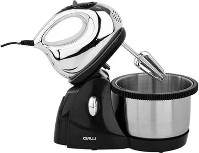 Keukenmixer Met Kom - Handmixer Bakken - Ingrediënten Mengen - Automatische Rotatie - 3 Liter Kom - Multicolor