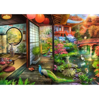 Ravensburger Theehuis in Japanse tuin 1000st Volwassenen puzzels