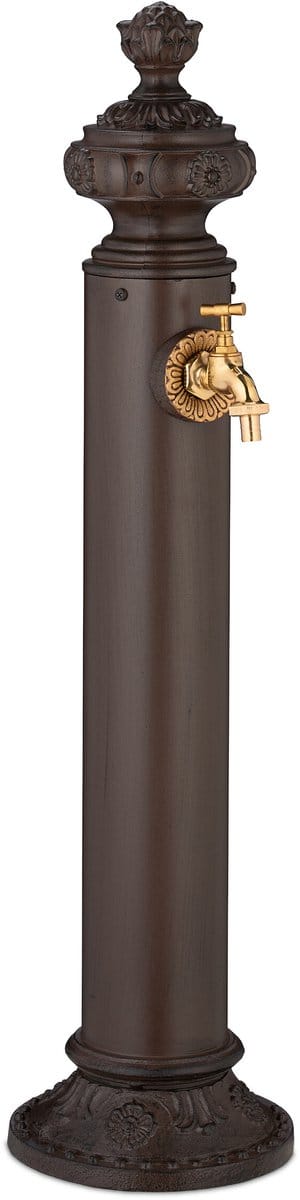 waterzuil met kraan - 87 cm - bruin