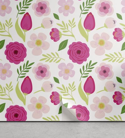 ABAKUHAUS Garden Art aftrekbaar en zelfklevende behang voor thuis, zelfklevende woonkamerkeukenaccent, 33 cm x 250 cm, meerkleurig