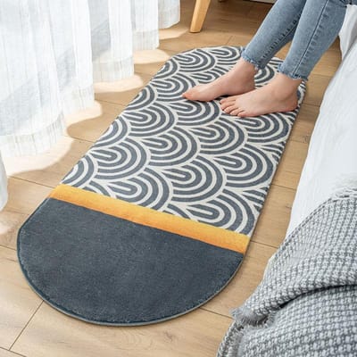 Ins Wind Slaapkamer Vloerkleed Meisje Lang Pluche Erker Mat Woonkamer Kinderkamer Bed Deken Kamer Herfstmat 40 * 60CM [loss impulse]