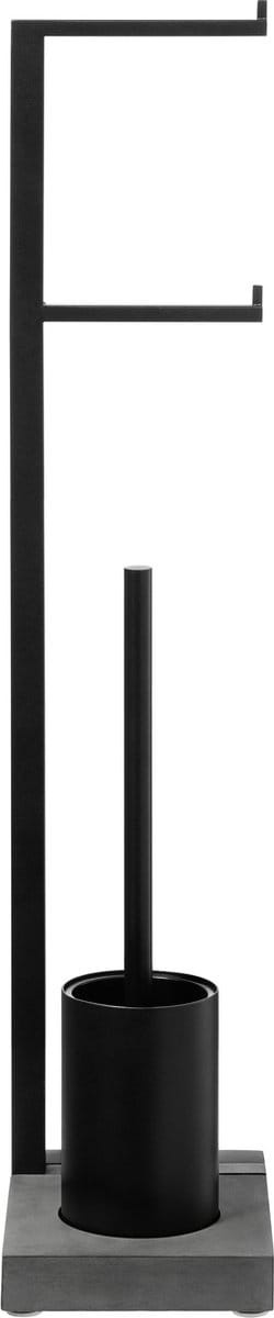 Menoto Toiletbutler 2rollen | Zwart | Metaal