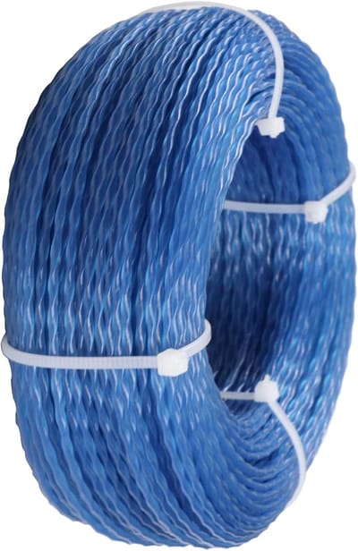 Grastrimmer Lijn - Trimmer Draad - Gazon Onderhoud - Twist Ontwerp - 2.0mm x 90m - Blauw