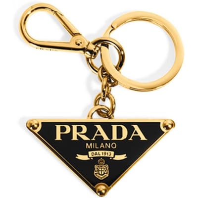 Porte-clés Logo Triangle Prada 1ps057 66a F019f 1PS057 66A F019F beige
