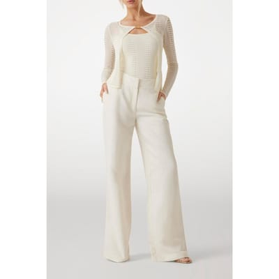GUESS Marciano By  Emma Twin Set Sweater Sandy Shore Maat: XXS | Longsleeves Outlet | Dames | Wit