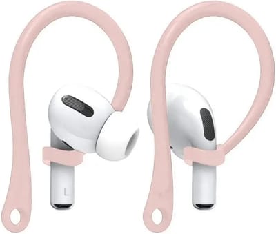 Earhooks Geschikt Voor Apple AirPods en Apple AirPods Pro 3 I Oorhaken I Veilige Pasvorm I Siliconen Eartips I Ergonomisch en Anti-Lost Ontwerp I Set van 2 I Roze