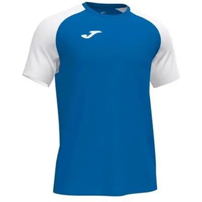 Joma Academy IV Shirt Korte Mouw Kinderen - Royal / Wit | Maat: 96-104