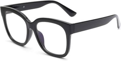 Lexium Blauw licht bril zonder sterkte - Blauw Licht Bril - Computerbril - Blue Light Glasses - Blauw Licht Filter Bril - Beeldschermbril - Met Brillendoekje - Unisex - Transparant - Game bril - Bril tegen vermoeide ogen - Bril computer/tv schermen