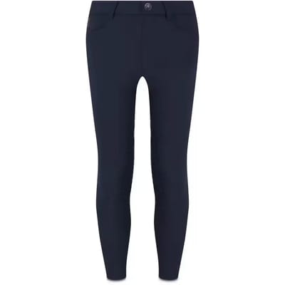 Kentucky Horsewear - Rijbroek Mexico – Jongens – Rijlegging met Knee Grip – Navy – Maat 140 – Ademend & Elastisch