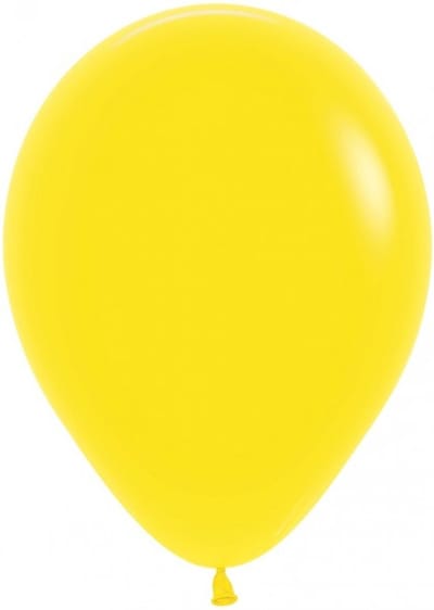 12" fashion yellow - 12 stuks