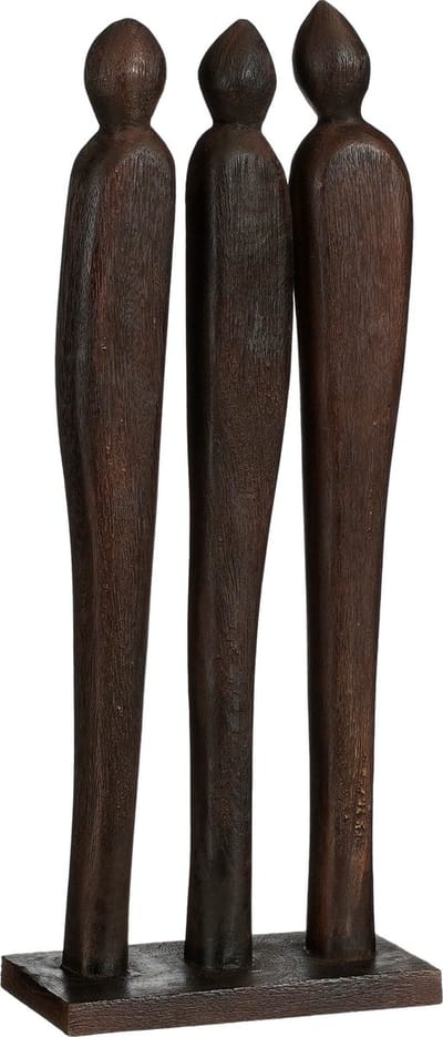 Mica Decorations Pegara Woondecoratie - L7 x B18 x 46 cm - FSC 100% Mangohout - Bruin