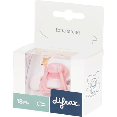 Difrax fopspeen little venture 18.maanden Light Pink unisex