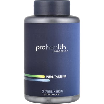 ProHealth Longevity, Pure Taurine, 1.000 mg, 120 Capsules