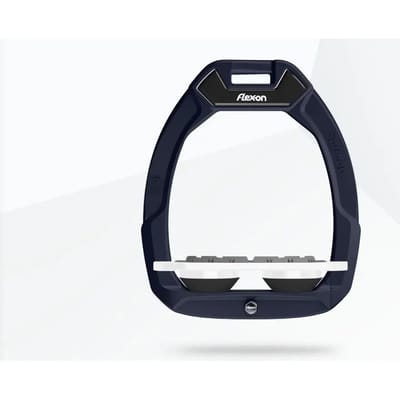 Zadelsteunen voor paardenrijden Plat Grip Marine/Wit/Zwart Flex-On Safe-On
