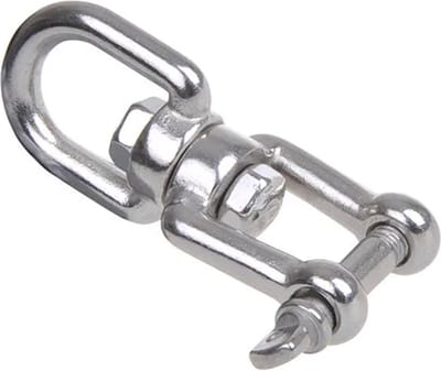 ProPlus Wartelsluiting 6 mm - A4 RVS Aisi 316 - Oog/Vork - 1.350 daN