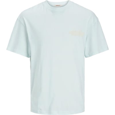Jack & Jones Heren T-shirt JORNOTO Ronde Hals Lichtblauw - Maat L