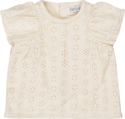 Dirkje R-CHERRY Meisjes Blouse - Off white - Maat 98