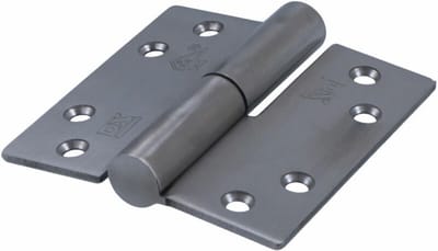 QlinQ - kogelstiftpaumelles vierkant - rvs - din links - 89x89mm