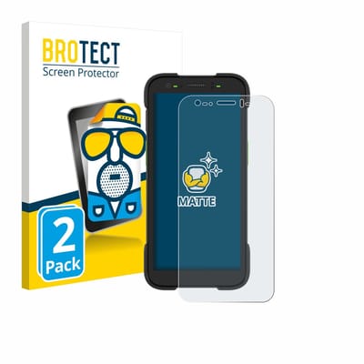 BROTECT - Screenprotector voor Zebra TC701 - Folie Beschermfolie matte 2 Stuks