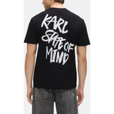 T-shirt Karl Lagerfeld B3m17005 Klj Reg Karlism Tee