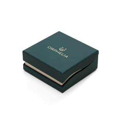 Orphelia 'Mathilde' Dames 925 Sterling Zilveren Stud Oorbellen - Zilver/Goud ZO-7510/G
