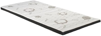 topdekmatras Traagschuim NASA Bamboo Intense luxe - 100x200 - 7 cm dik - Anti-Allergie - Afritsbare en wasbare hoes