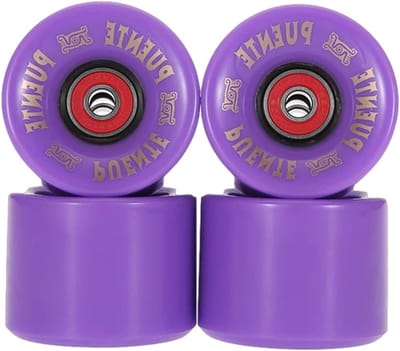 Rolschaats Wielen - Skate Wielen - Soepel Rijden - Slijtvast PU Materiaal - 60x45mm 82A - Paars