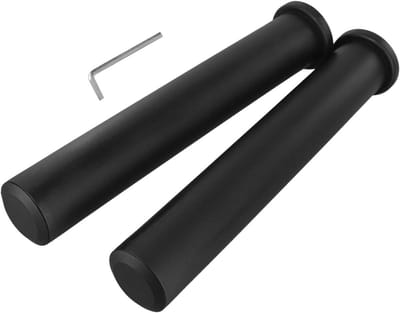 Halter Adapter - Gewichtsstuk Converter - Kracht Training - Zeshoekige Bout - 50 x 300 mm - Zwart