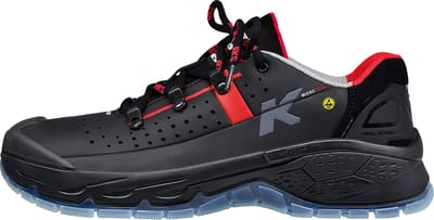HKS Running Star RS 272 S1p werkschoenen - veiligheidsschoenen - safety shoes - heren - laag - stalen neus - antislip - ESD - lichtgewicht - Vegan - zwart - maat 39