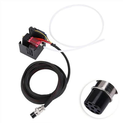 Dailygoods- Extruder Set - MK8 Hot-End Kit - Geschikt voor Creality CR-10/10S/S4/S5 - Aluminium Verwarmblok - 12V 40W - Hoge Kwaliteit 3D Printer Onderdelen - 3D Printer Hotend
