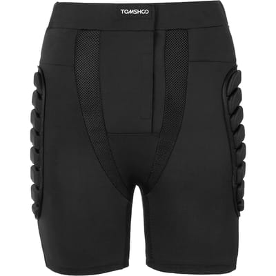 TOMSHOO Beschermende Gewatteerde Shorts voor Volwassenen / Kinderen Ademende Heupen Billen Stuitbeen Impact Bescherming Adults XL
