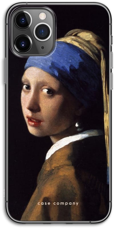 Case Company® - Hoesje geschikt voor iPhone 11 Pro hoesje - The Pearl Earring - Soft Cover Telefoonhoesje - Bescherming aan alle Kanten en Schermrand