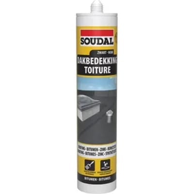 Soudal Voegkit Bitumen Dakreparatie Zwart 300ml