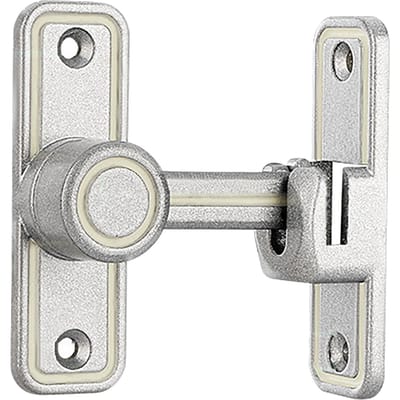 Schuifdeurgrendel Lichtgevend Diefstalpreventie Veilig RVS 90 180 Graden Poortslot voor Schuur zilver