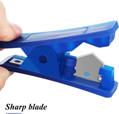 Dailygoods- Pneumatische Buissnijder - Geschikt voor Nylon/PVC/PU Slang - Tot 19mm OD Slang - Scherp/Roestvrijstalen Messen - Lichtgewicht en Nauwkeurig Snijden