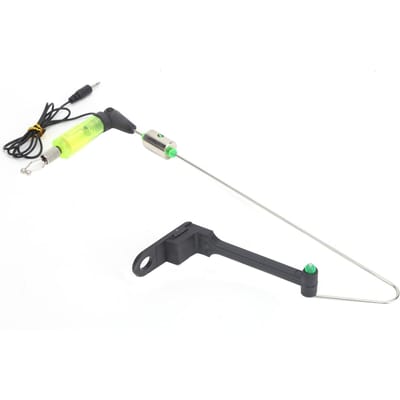 Dispositif de Signalisation d'Alarme de Touche de Pêche Indicateurs de Balancier en Acier Inoxydable Canne à Pêche Européenne white