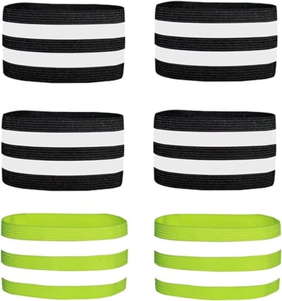Set van 6 Reflecterende Elastische Bands met Sterke Bevestiging voor Fietsen en Joggen - Veiligheid, Zichtbaarheid, Sportaccessoires