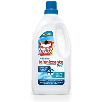 Wasmiddel additivo disinfettante 900ml - omino bianco
