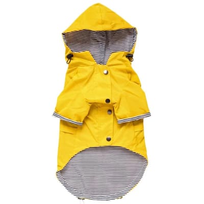 Mode Franse Bulldog Huisdier Regenjas Voor Kleine Middelgrote Honden Waterdichte Puppy Hondenkleding Mopshond Corgi Pitbull Mascottes Regenjas (Yellow,XXL-advise 8-13kg)