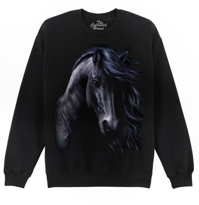 Zwart Paard The Black Horse The Coloured House Sweater S