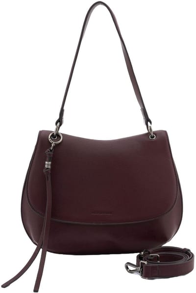 FREDsBRUDER schoudertas My Bestie Big Saddle Bag Dark Red wijnrood