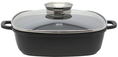 Cocotte 28 x 28 cm van aluminium gietijzer met antiaanbaklaag 3,6 L Elo Alucast