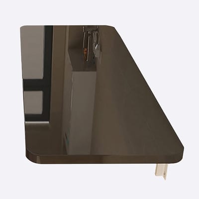 Opvouwbare Wandtafel - Vouw bureau - Ruimtebesparend werken - Sterk draagvermogen - 70x40cm - Zwart