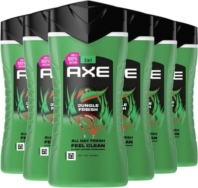 AXE 3-in-1 Douchegel - Jungle Fresh - 6 x 400 ml