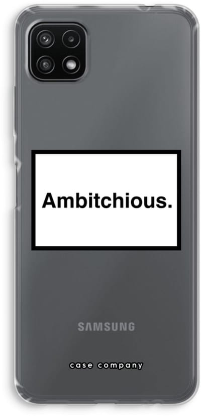 Case Company® - Hoesje geschikt voor Samsung Galaxy A22 5G hoesje - Ambitchious - Soft Cover Telefoonhoesje - Bescherming aan alle Kanten en Schermrand
